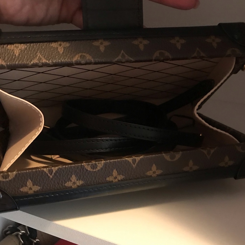 SOLD Louis Vuitton Petite Malle Bag Clutch - Picture 7 of 8
